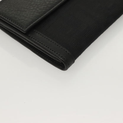Fendi Vintage FF Flap Wallet Zucca canvas, BLACK, CANVAS, Wallets