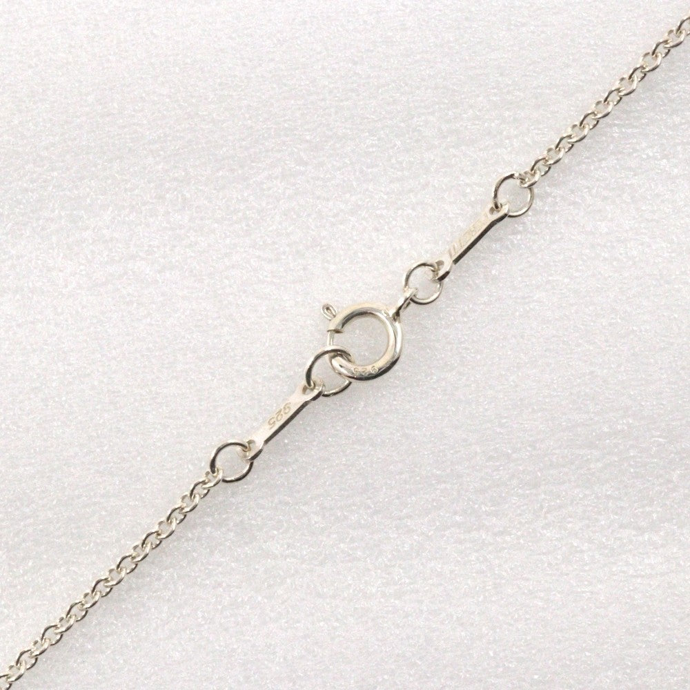 Tiffany & Co. Elsa Peretti Open Heart Pendant Necklace Sterling Silver, SILVER, SILVER, Necklace