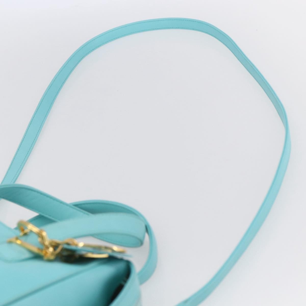 Christian Dior Vintage Handbag Leather, BLUE, LEATHER, Handbag