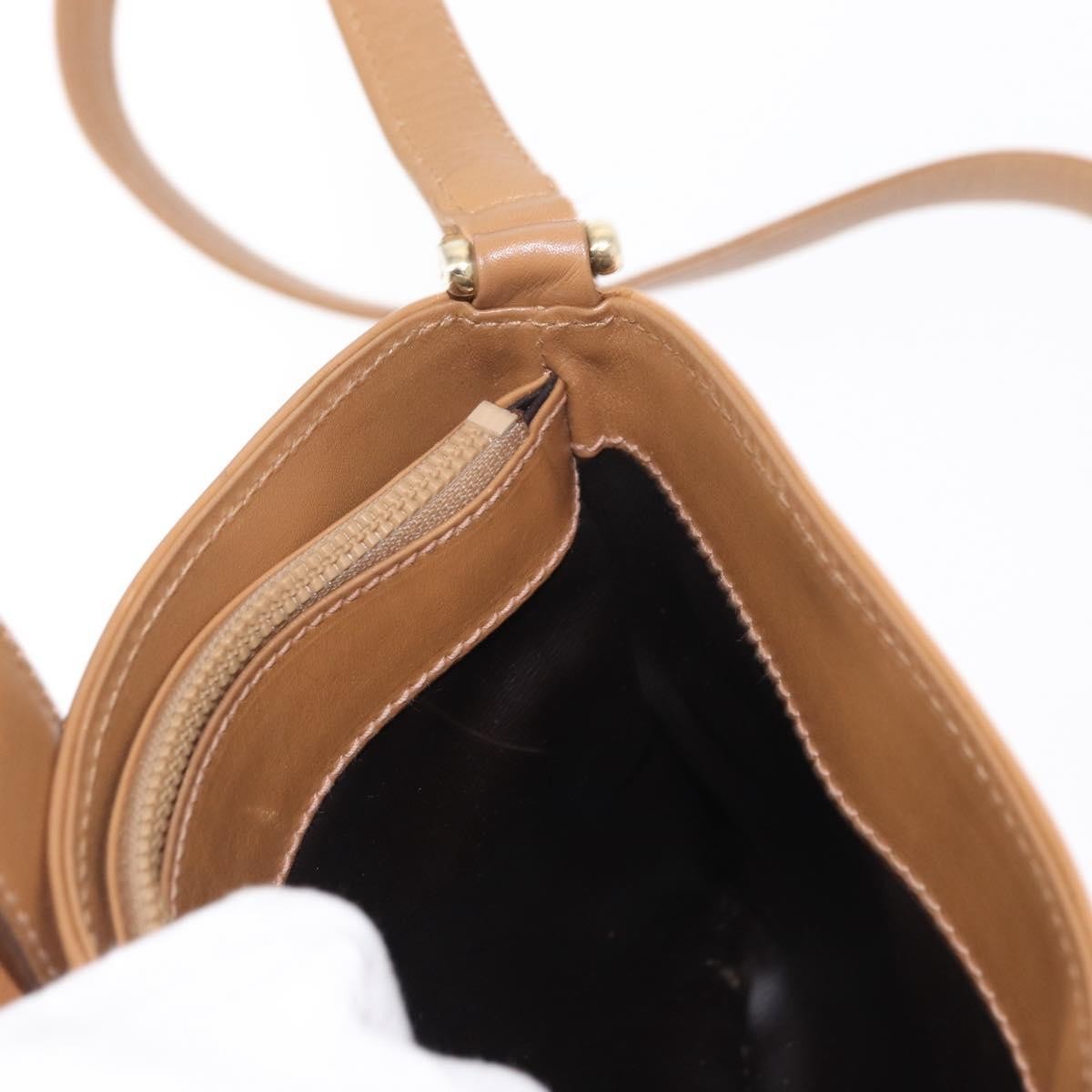 Celine Vintage Macadam Shoulder Bag Canvas, BEIGE, CANVAS, Shoulder bag
