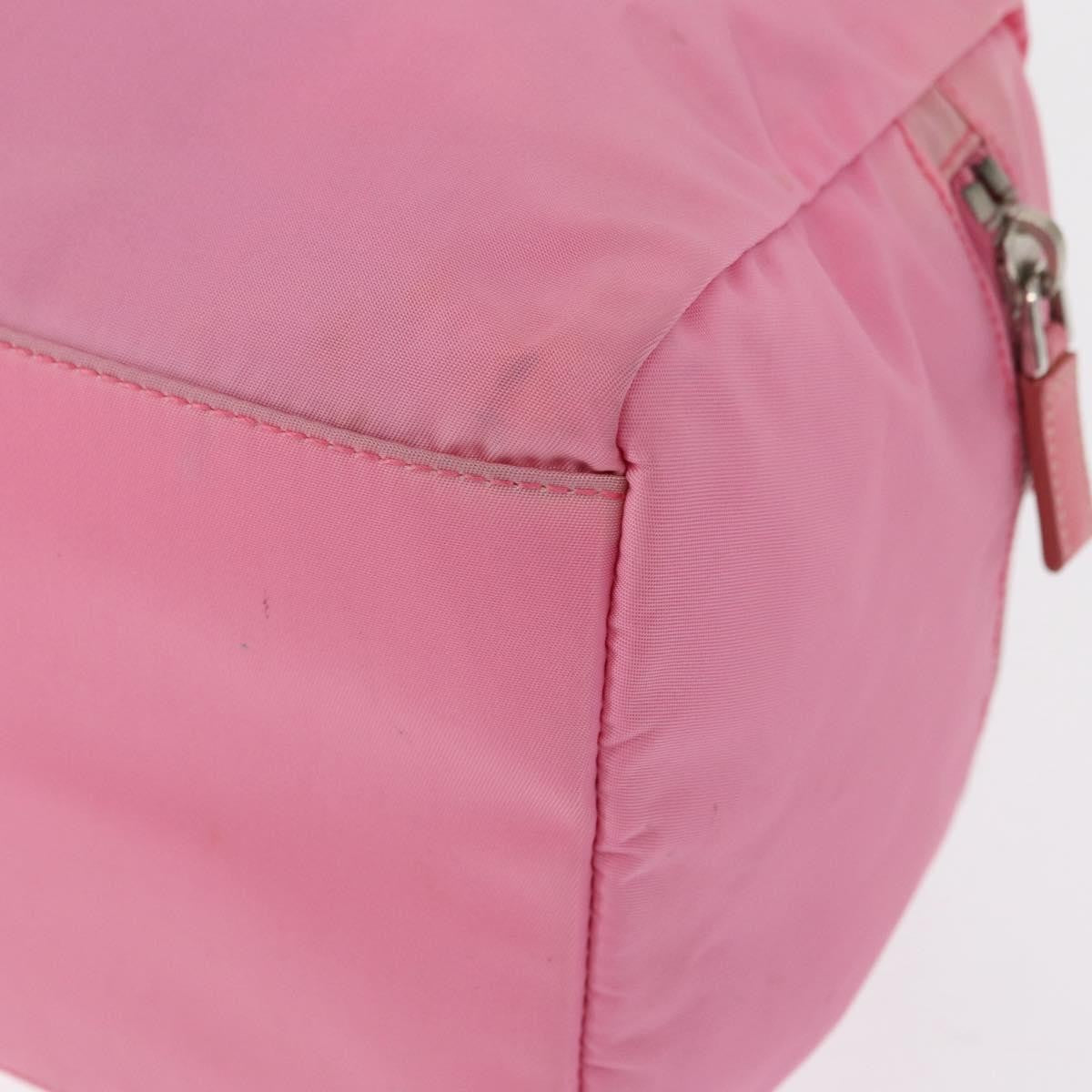 Prada Side Pocket Convertible Duffle Bag Tessuto, Pink, Nylon, Handbag