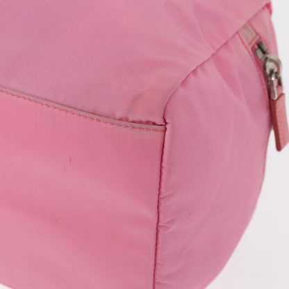 Prada Side Pocket Convertible Duffle Bag Tessuto, Pink, Nylon, Handbag