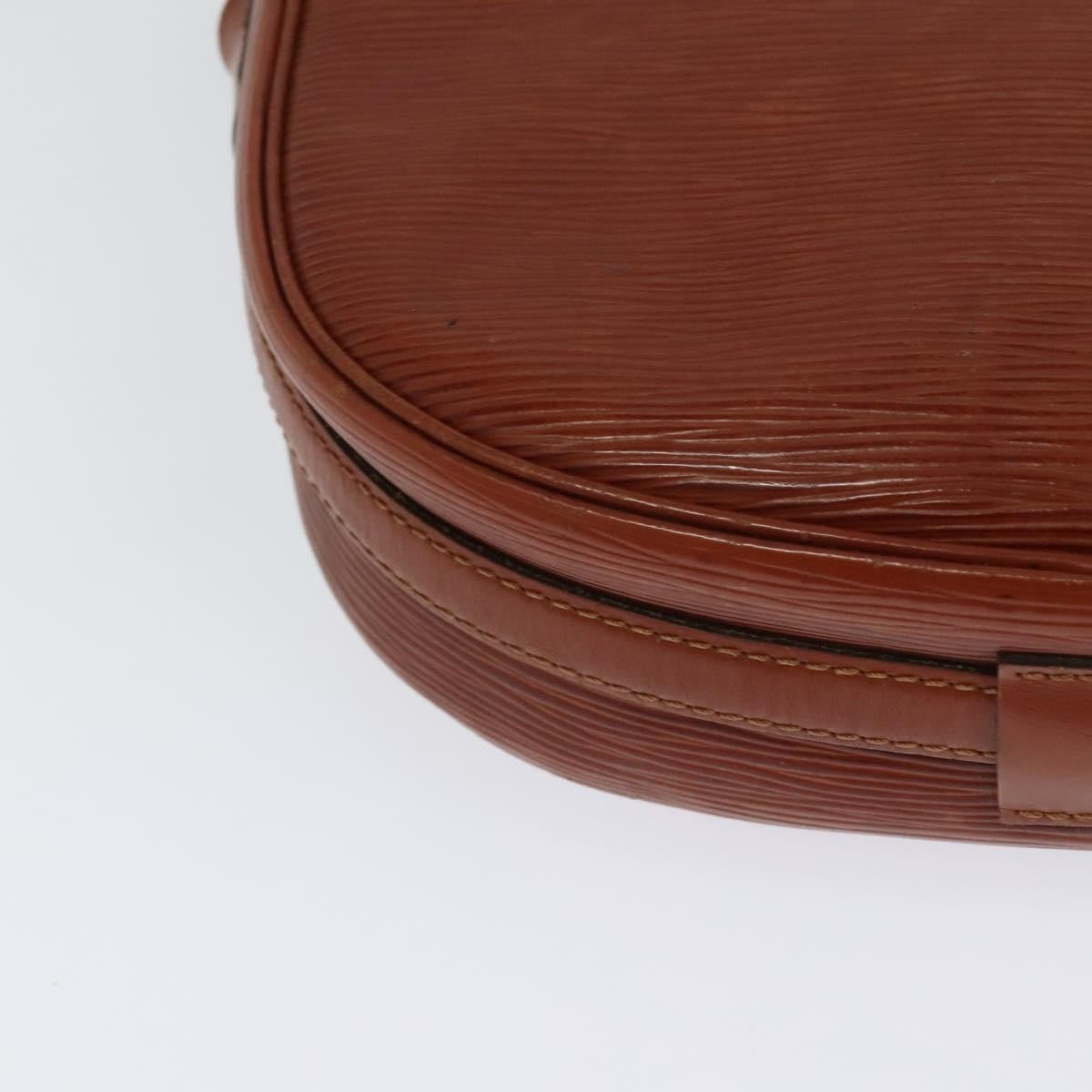 Louis Vuitton Jeune Fille Handbag Epi Leather, BROWN, LEATHER, Shoulder bag