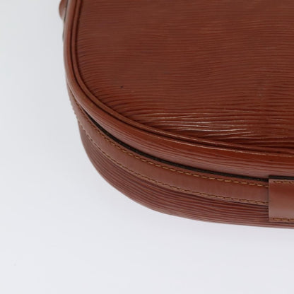 Louis Vuitton Jeune Fille Handbag Epi Leather, BROWN, LEATHER, Shoulder bag