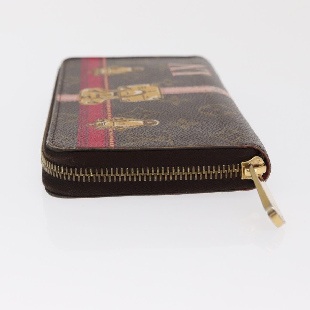 Louis Vuitton Zippy wallet Canvas, BROWN, CANVAS, Wallets