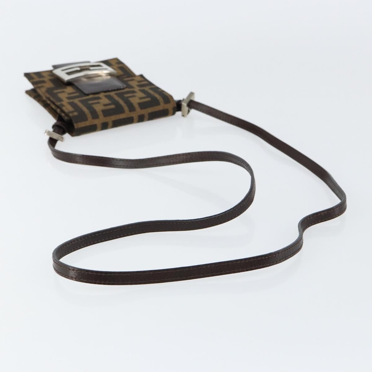 Fendi Vintage Flap Clutch Zucca canvas, BROWN, CANVAS, Clutche & pouche