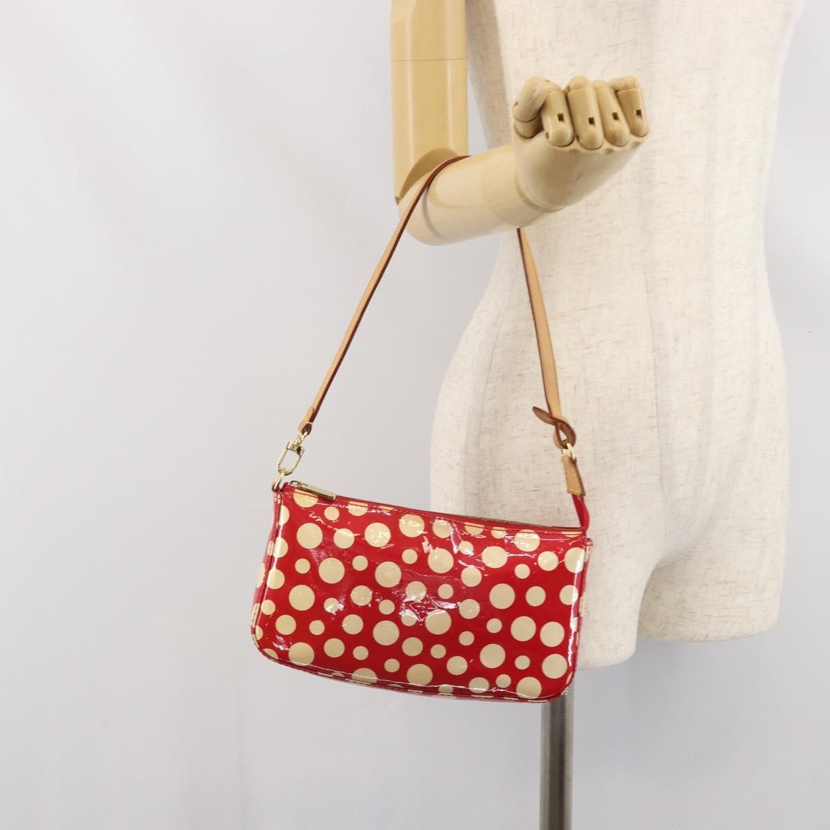 Louis Vuitton Yayoi Kusama Pochette Accessoires Patent Leather, RED, PATENT_LEATHER, Clutche & pouche