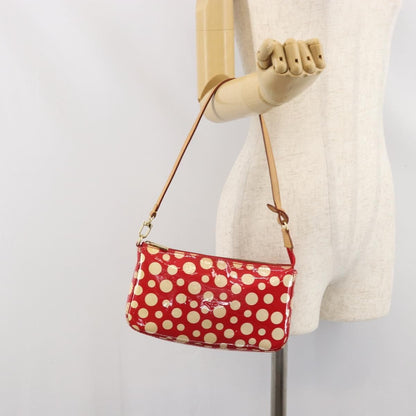 Louis Vuitton Yayoi Kusama Pochette Accessoires Patent Leather, RED, PATENT_LEATHER, Clutche & pouche