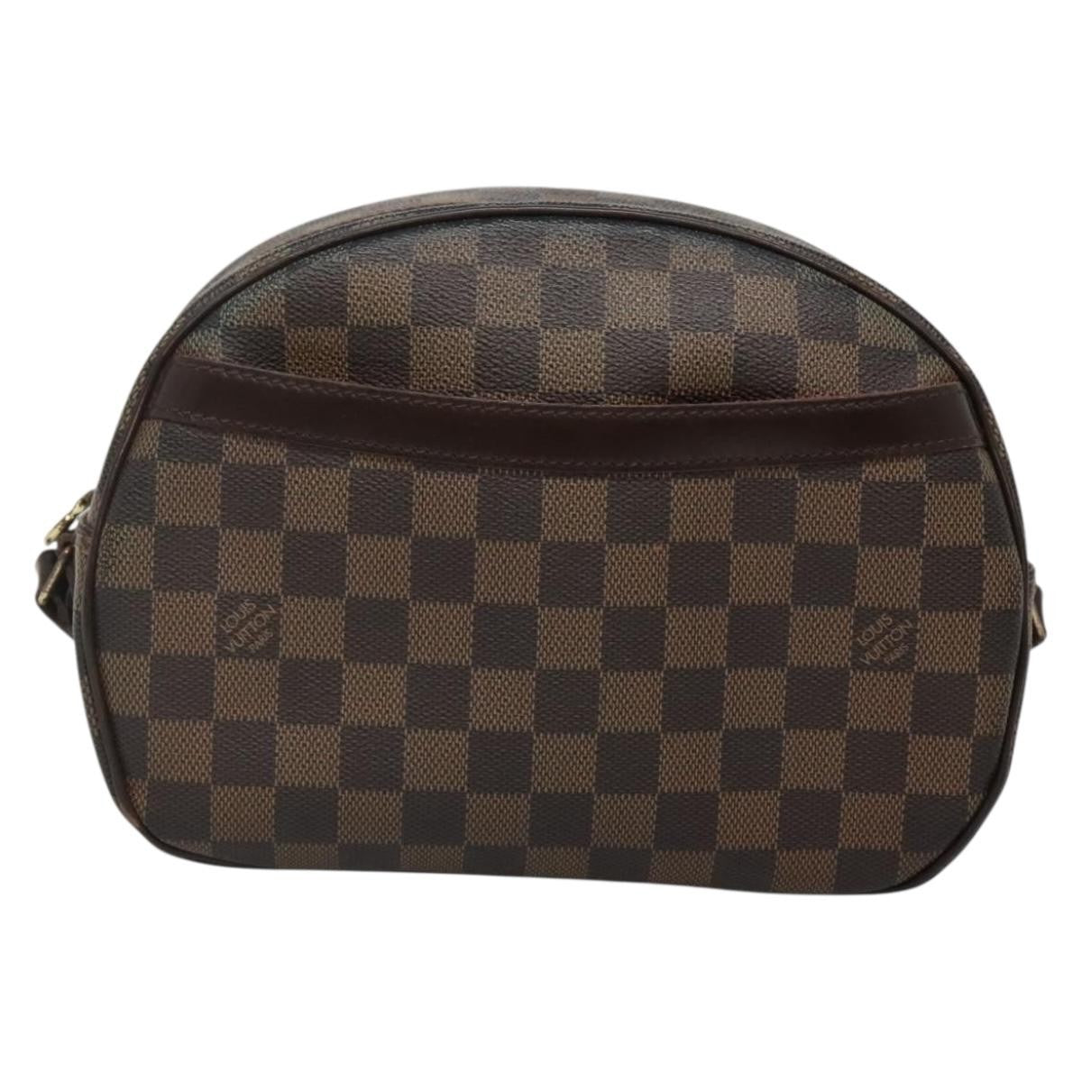 Louis Vuitton Blois Handbag Monogram Canvas, BROWN, CANVAS, Shoulder bag