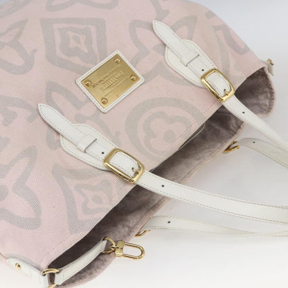 Louis Vuitton Tahitienne Cabas Canvas, PINK, CANVAS, Tote bag