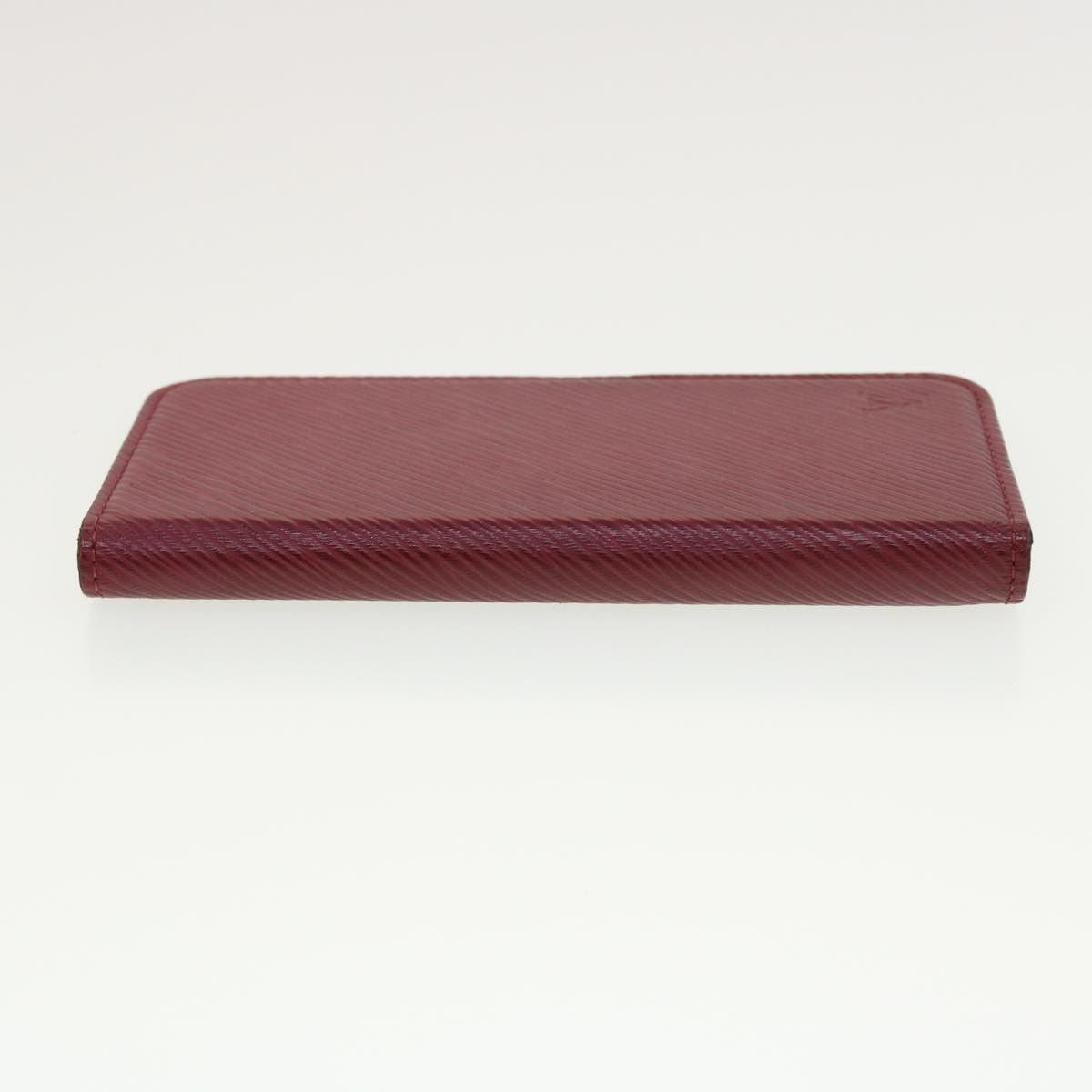 Louis Vuitton iPhone X / XS Folio Epi Leather, BURGUNDY, LEATHER, Tech accessory