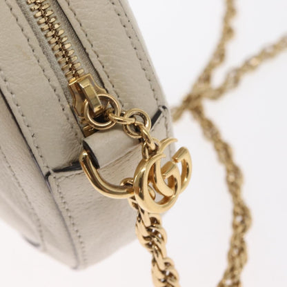 Gucci GG Marmont Shoulder Bag Matelasse Leather, White, Leather, Shoulder Bag