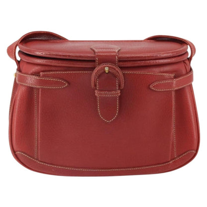 Gucci Vintage Shoulder Bag Leather, RED, LEATHER, Shoulder bag