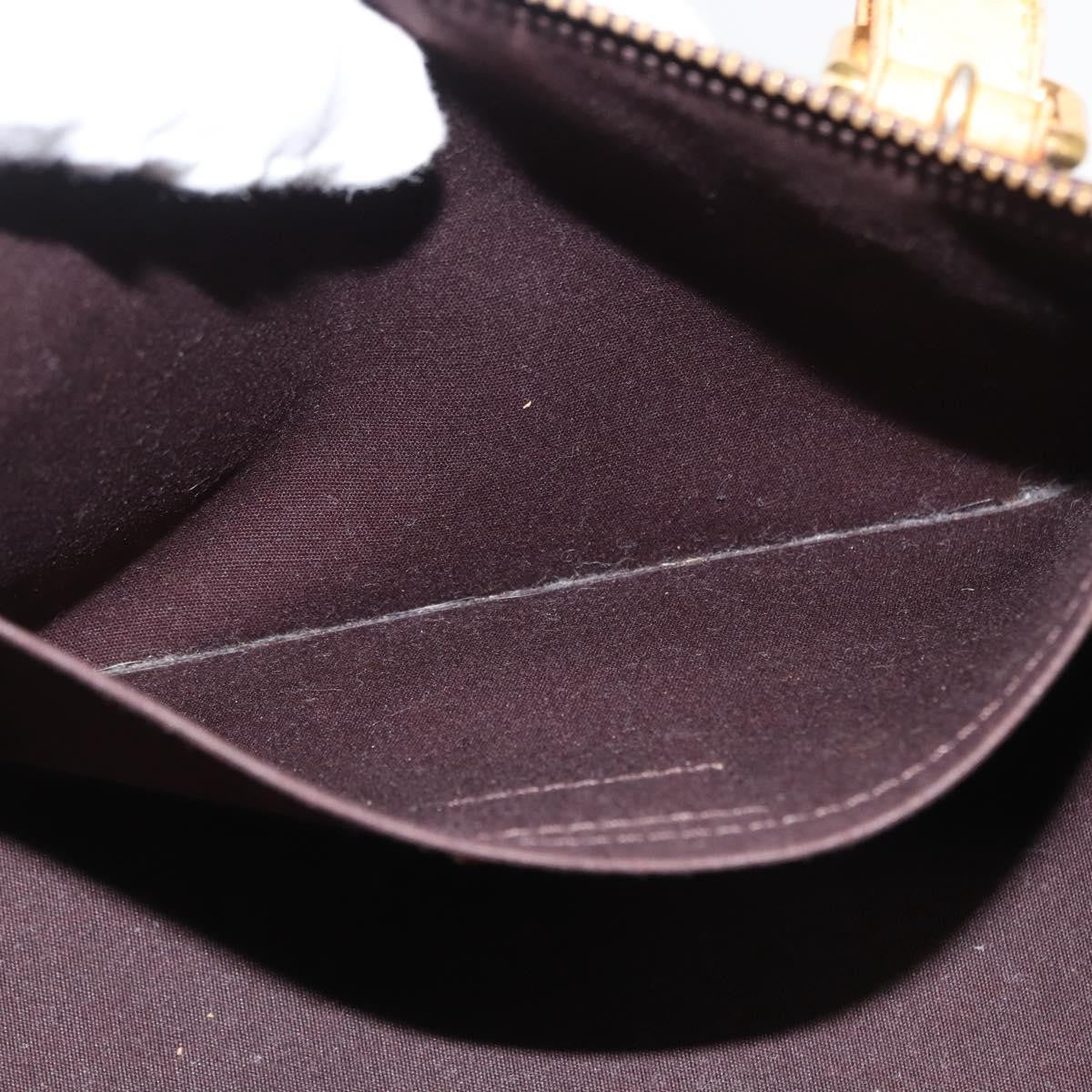 Louis Vuitton Rosewood Avenue Handbag Monogram Vernis, BURGUNDY, PATENT_LEATHER, Handbag