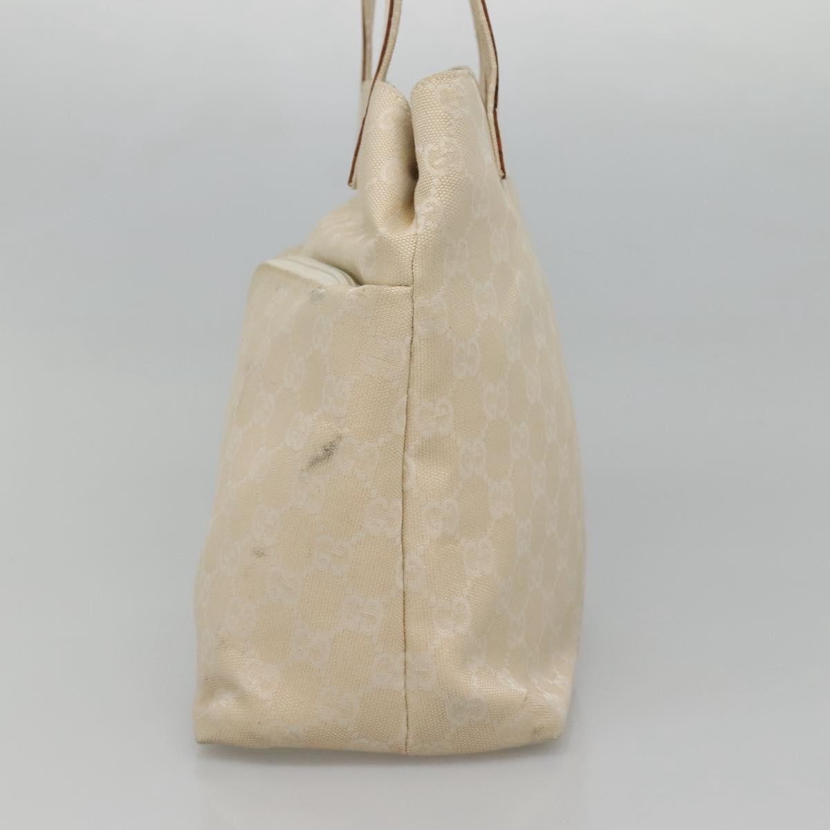 Gucci Double Pocket Tote GG Canvas, BEIGE, CANVAS, Shoulder bag