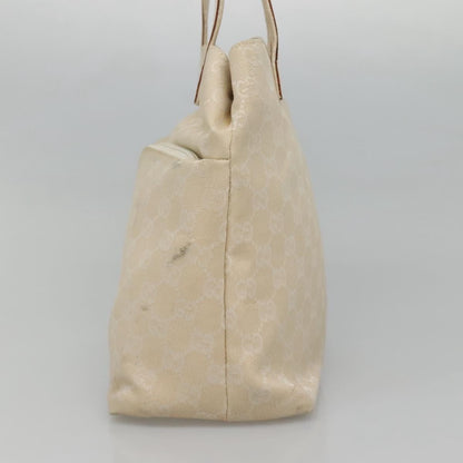 Gucci Double Pocket Tote GG Canvas, BEIGE, CANVAS, Shoulder bag