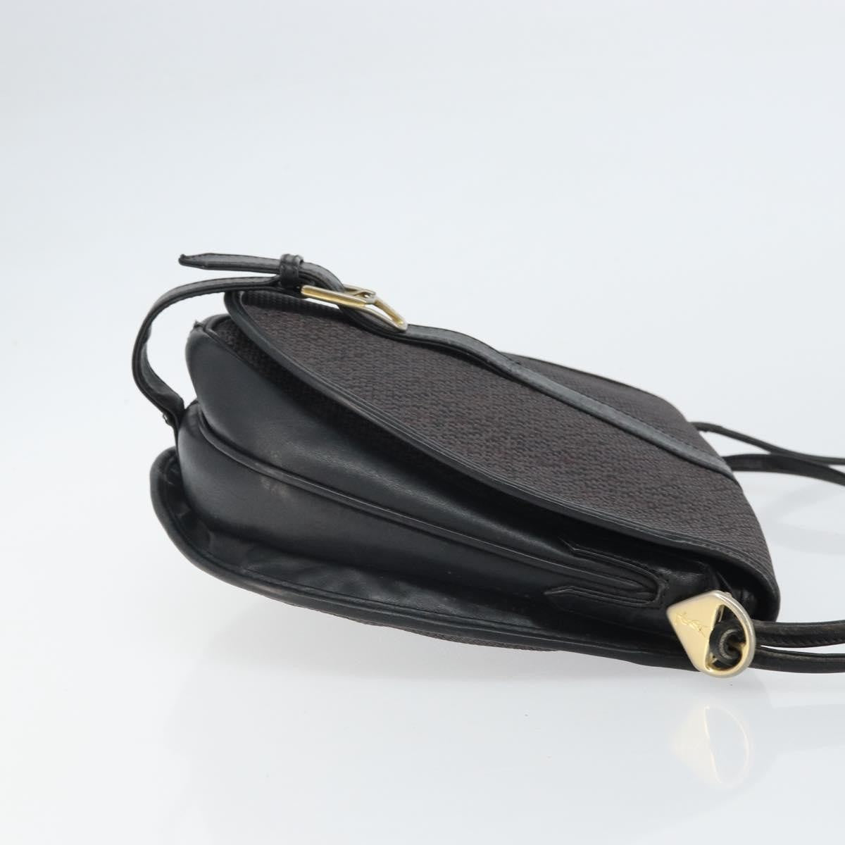 Saint Laurent Vintage Shoulder Bag Canvas, GRAY, CANVAS, Shoulder bag