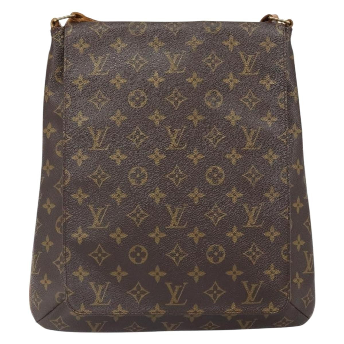 Louis Vuitton Musette Salsa Handbag Monogram Canvas, BROWN, CANVAS, Shoulder bag