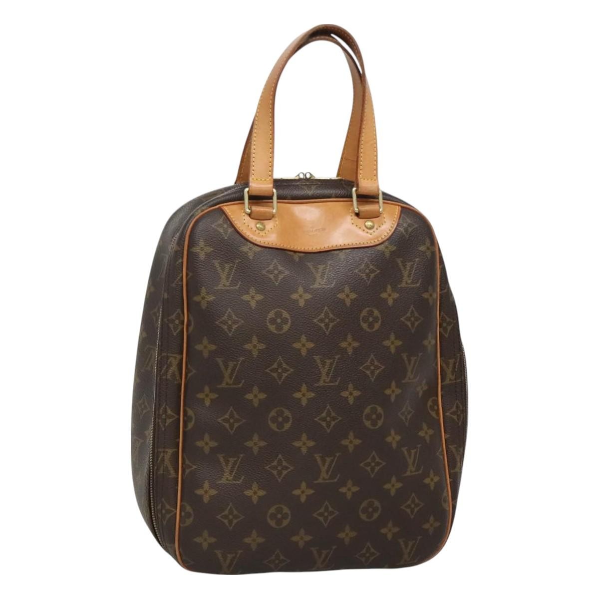 Louis Vuitton Excursion Handbag Monogram Canvas, BROWN, CANVAS, Handbag