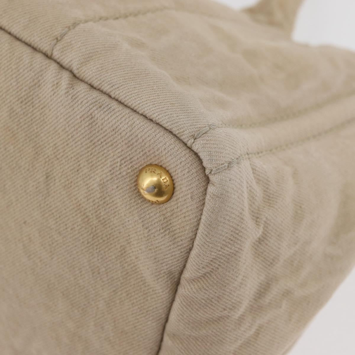 Prada Canapa Tote Canvas, Beige, Canvas, Tote Bag