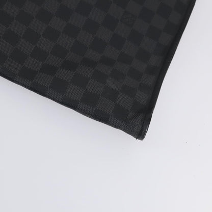 Louis Vuitton Garment Cover Damier Graphite, GRAY, CANVAS, Travel bag