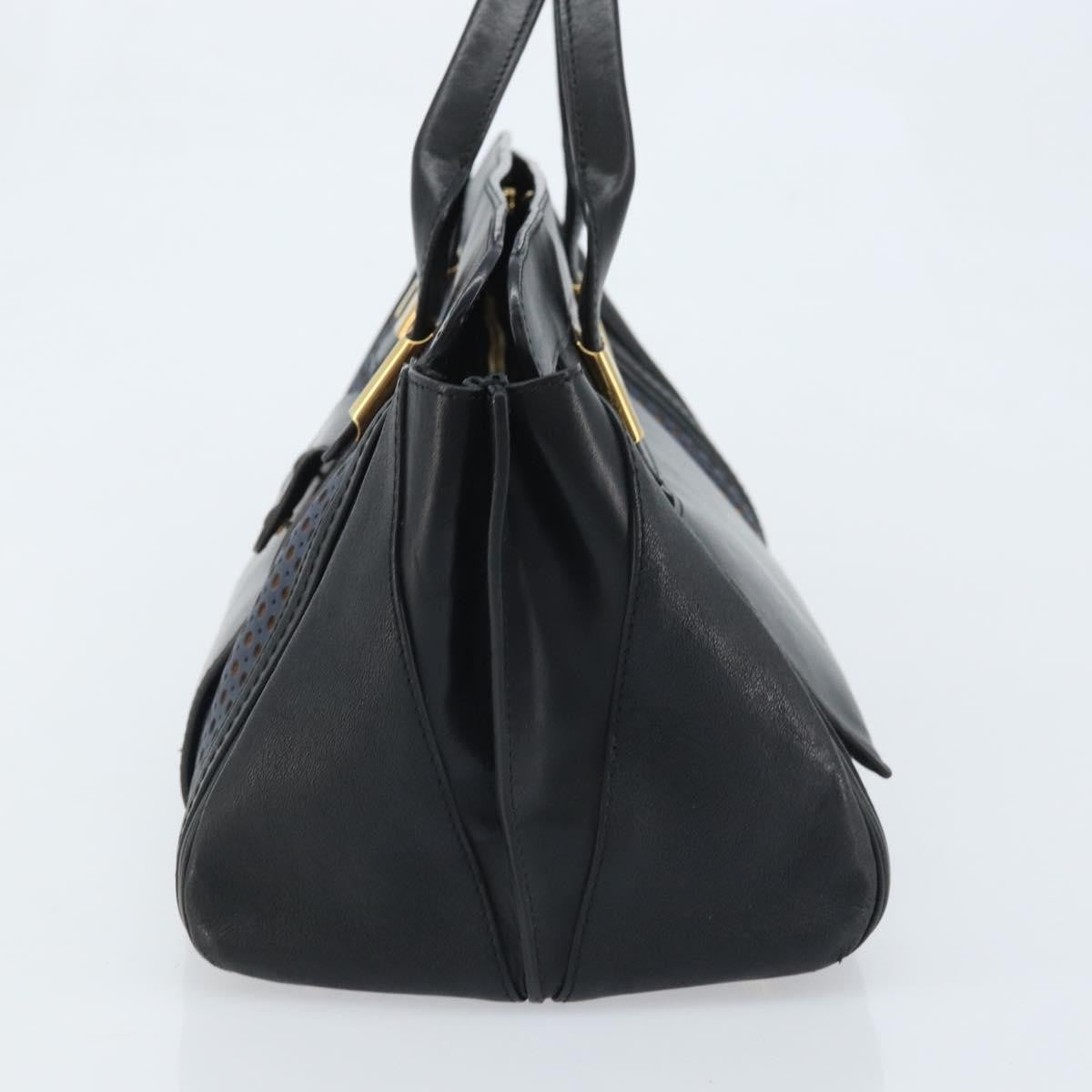 Chloe Alice Satchel Leather, Black, Leather, Handbag