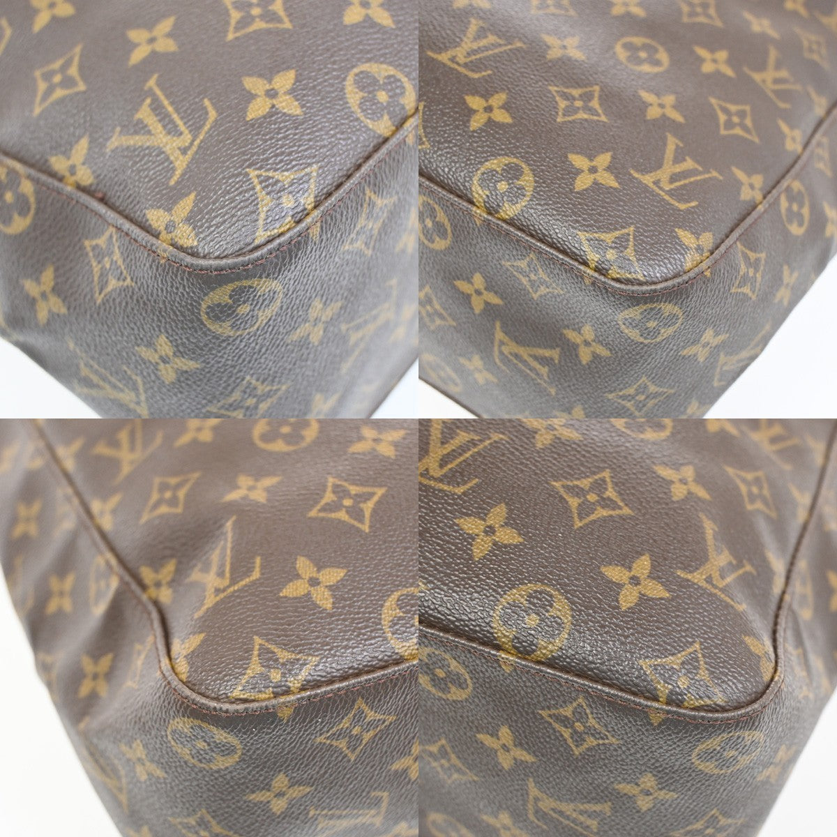Louis Vuitton Looping Handbag Monogram Canvas, BROWN, CANVAS, Shoulder bag