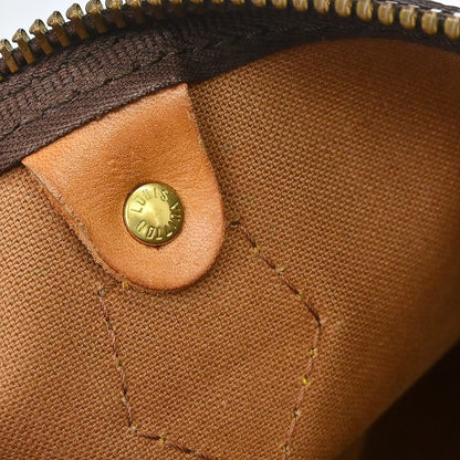 Louis Vuitton Speedy Handbag Monogram Canvas, Brown, Canvas, Handbag