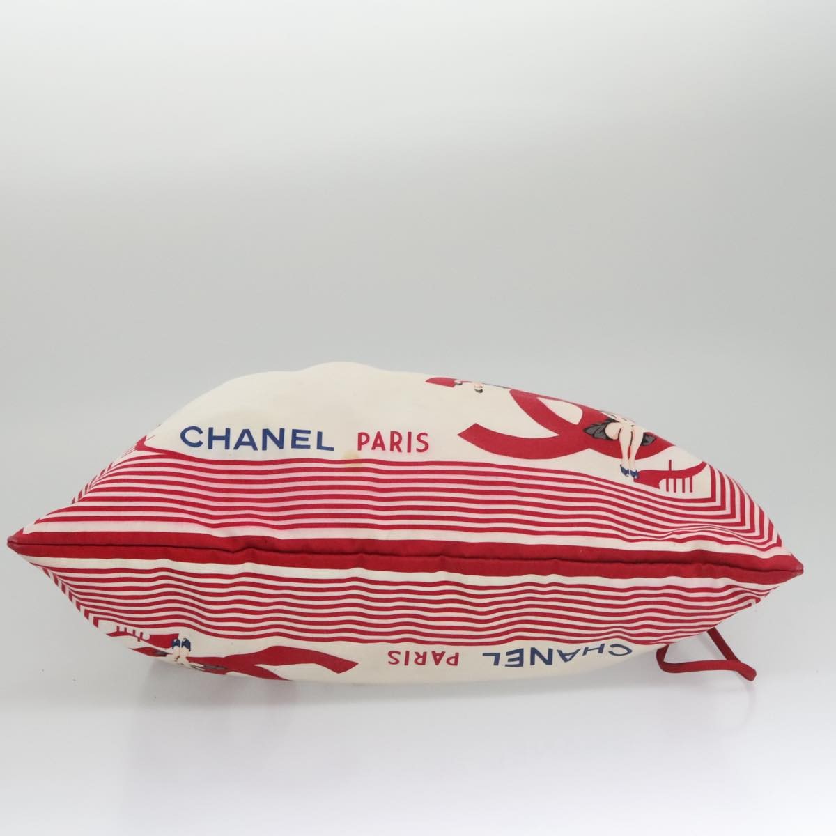 Chanel Paris-Venice Bon Bon Tote Printed Canvas, WHITE, NYLON, Tote bag