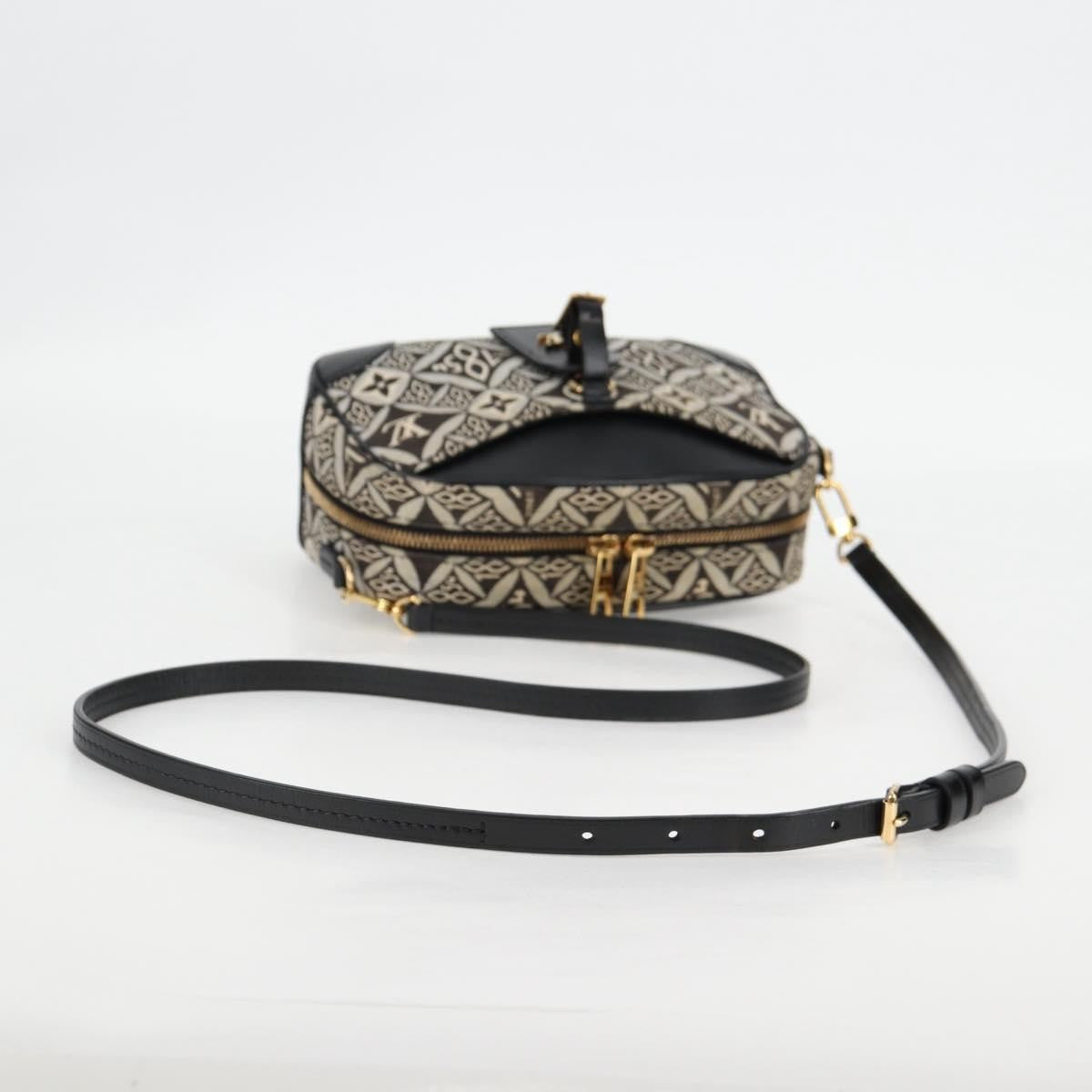 Louis Vuitton Deauville Handbag Limited Edition Since 1854 Monogram Jacquard, BLACK, CANVAS, Shoulder bag