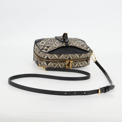Louis Vuitton Deauville Handbag Limited Edition Since 1854 Monogram Jacquard, BLACK, CANVAS, Shoulder bag
