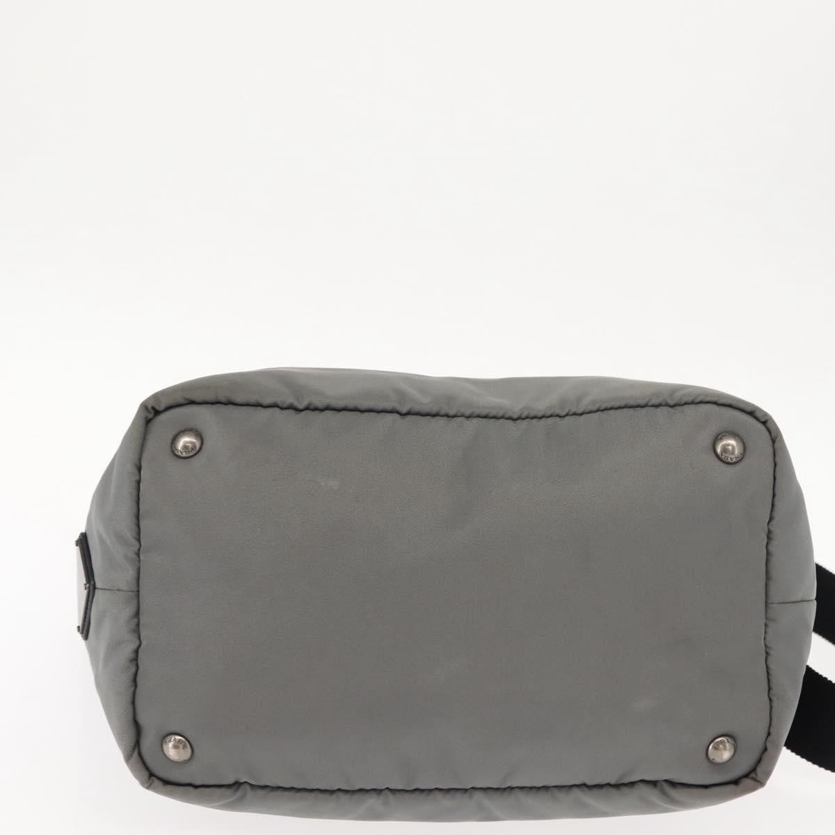 Prada Convertible Double Tote Tessuto, Black, Nylon, Handbag