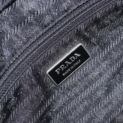 Prada Front Pocket Crossbody Bag Tessuto, BURGUNDY, NYLON, Shoulder bag
