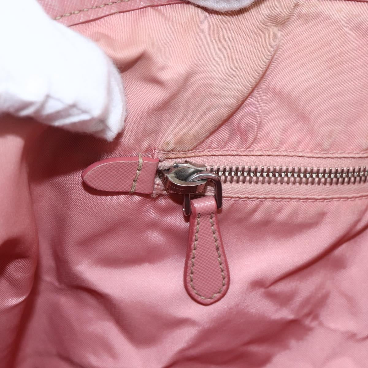 Prada Vintage Tote Tessuto, PINK, NYLON, Tote bag