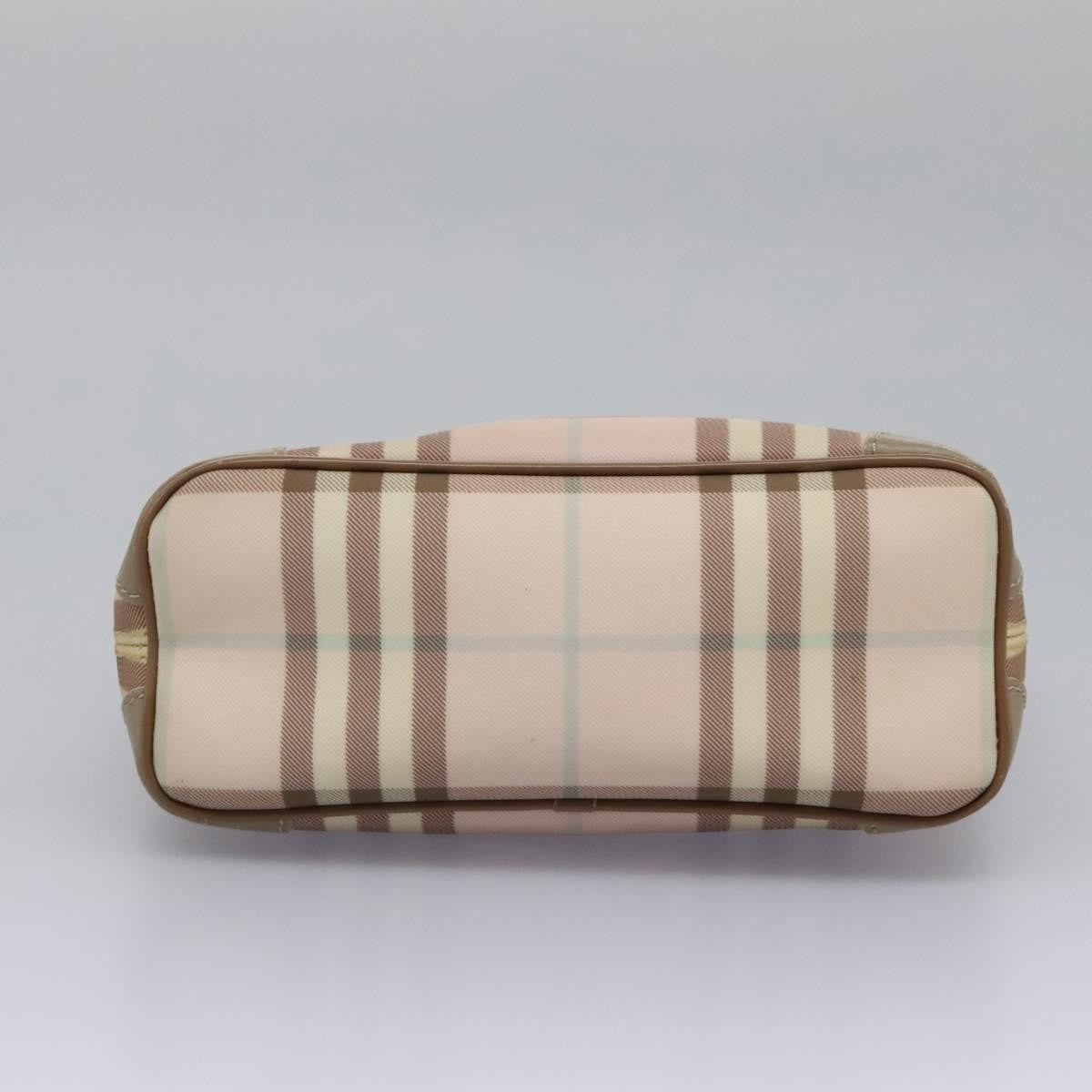 Burberry Nova Check Tote Canvas and Leather, PINK, CANVAS, Tote bag