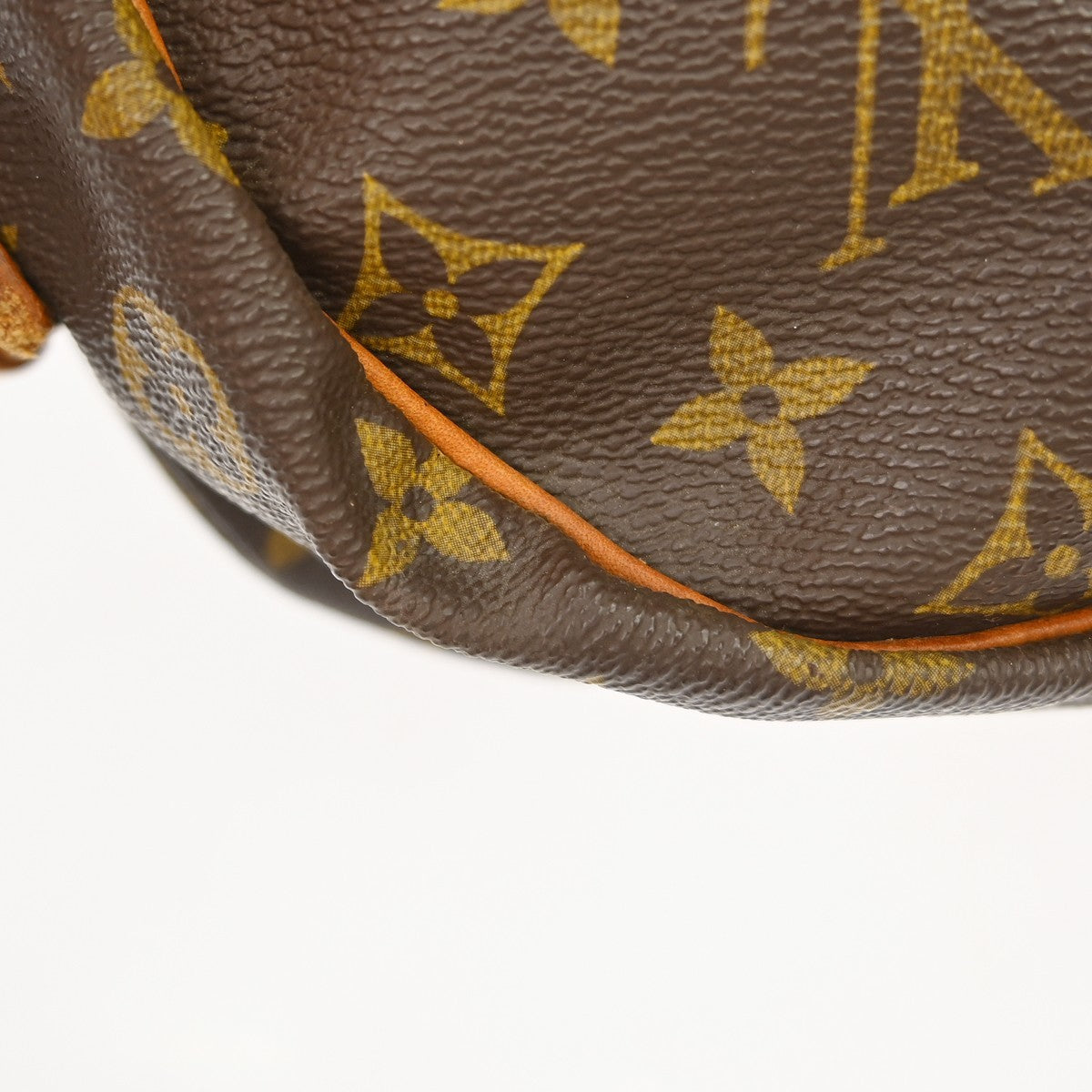 Louis Vuitton Saumur Handbag Monogram Canvas, Brown, Canvas, Shoulder Bag
