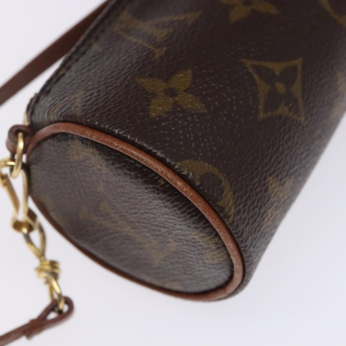 Louis Vuitton Papillon Pochette Monogram Canvas, BROWN, CANVAS, Clutche & pouche
