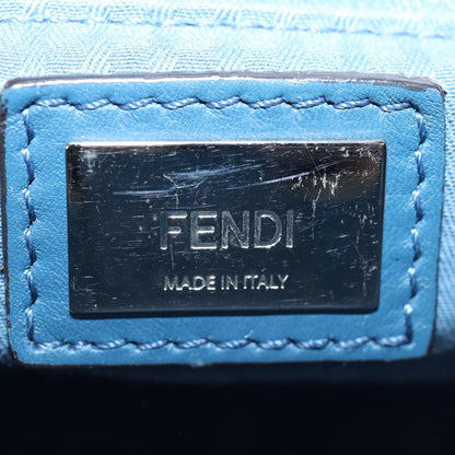 Fendi 2Jours Bag Leather, BLUE, LEATHER, Handbag