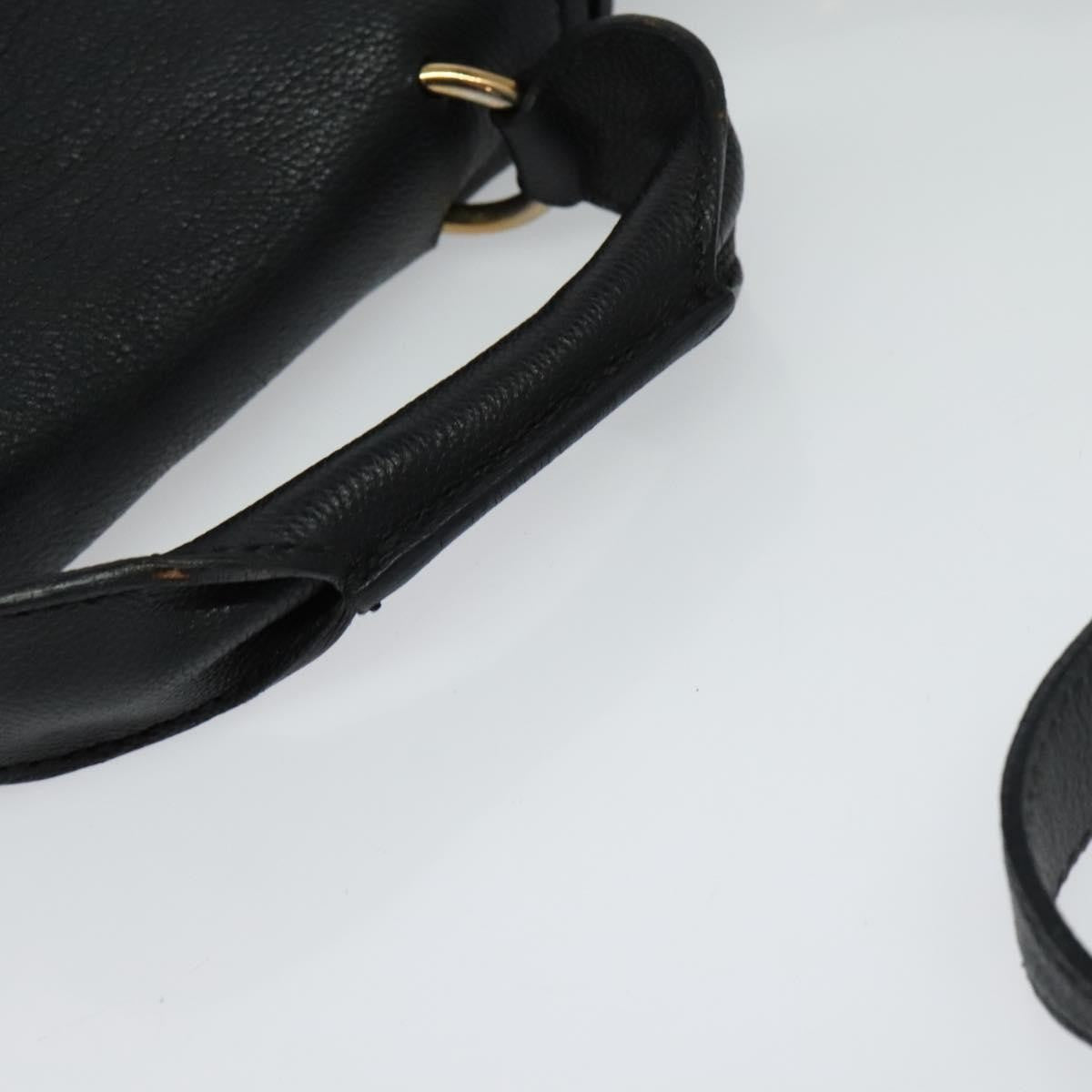 Chloe Elsie Satchel Leather, BLACK, LEATHER, Handbag