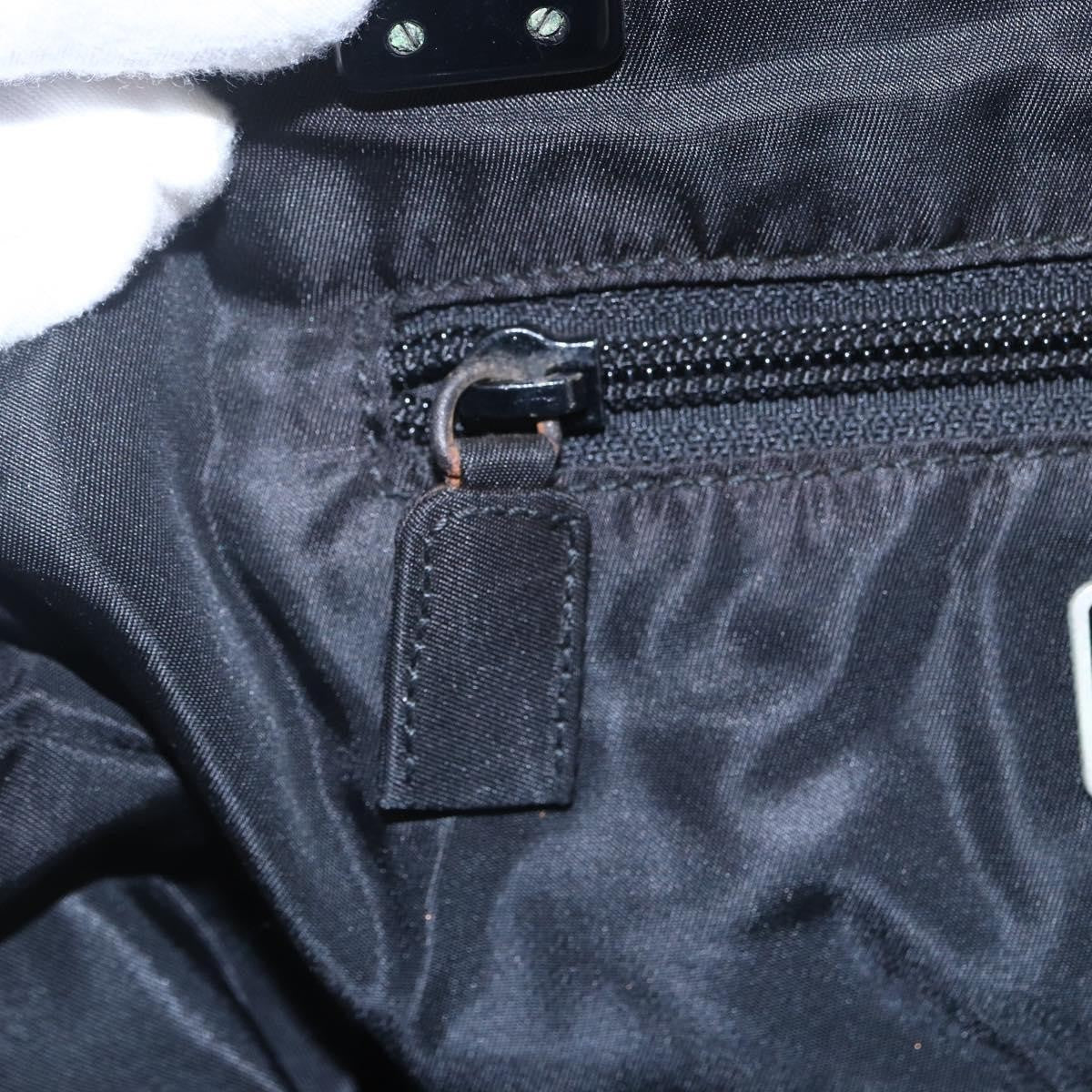 Prada Vintage Handbag Tessuto, Black, Nylon, Handbag
