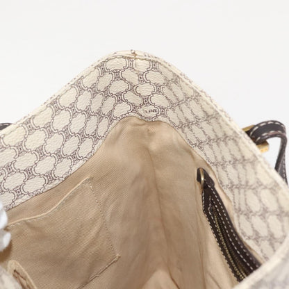 Celine Vintage Macadam Tote bag Canvas, WHITE, CANVAS, Tote bag