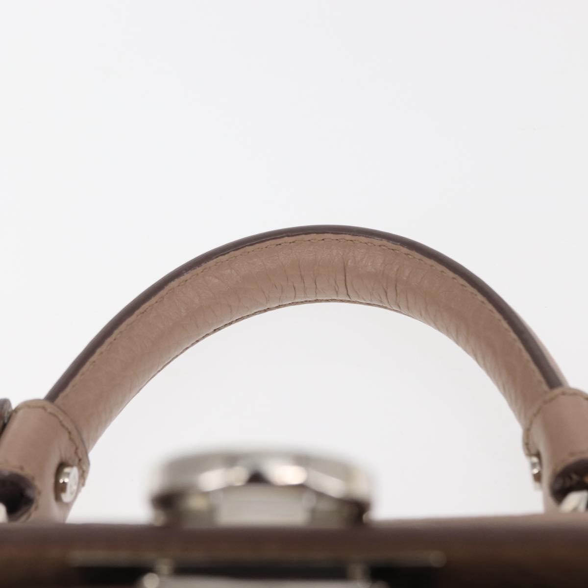 Salvatore Ferragamo Sofia Satchel Leather, BEIGE, LEATHER, Handbag