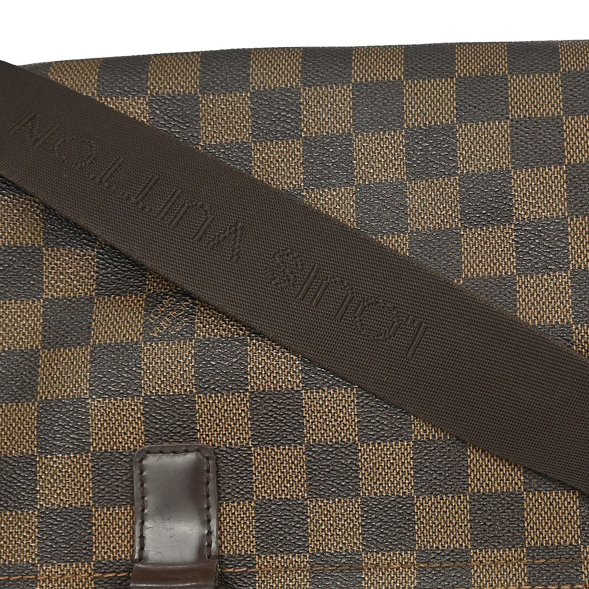Louis Vuitton Melville Messenger Bag Damier, BROWN, CANVAS, Shoulder bag
