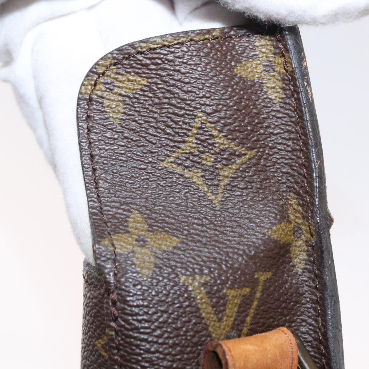 Louis Vuitton Saint Cloud Handbag Monogram Canvas, BROWN, CANVAS, Shoulder bag