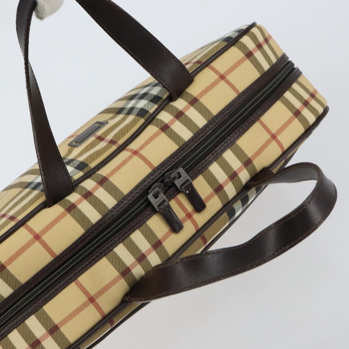 Burberry Nova Handbag Canvas, BEIGE, PVC, Handbag