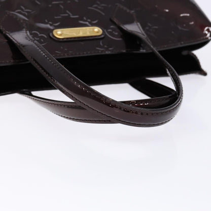 Louis Vuitton Wilshire Handbag Monogram Vernis, BURGUNDY, PATENT_LEATHER, Handbag