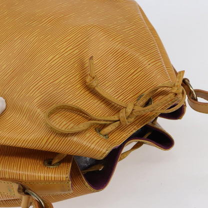 Louis Vuitton Petit Noe Handbag Epi Leather, YELLOW, LEATHER, Shoulder bag