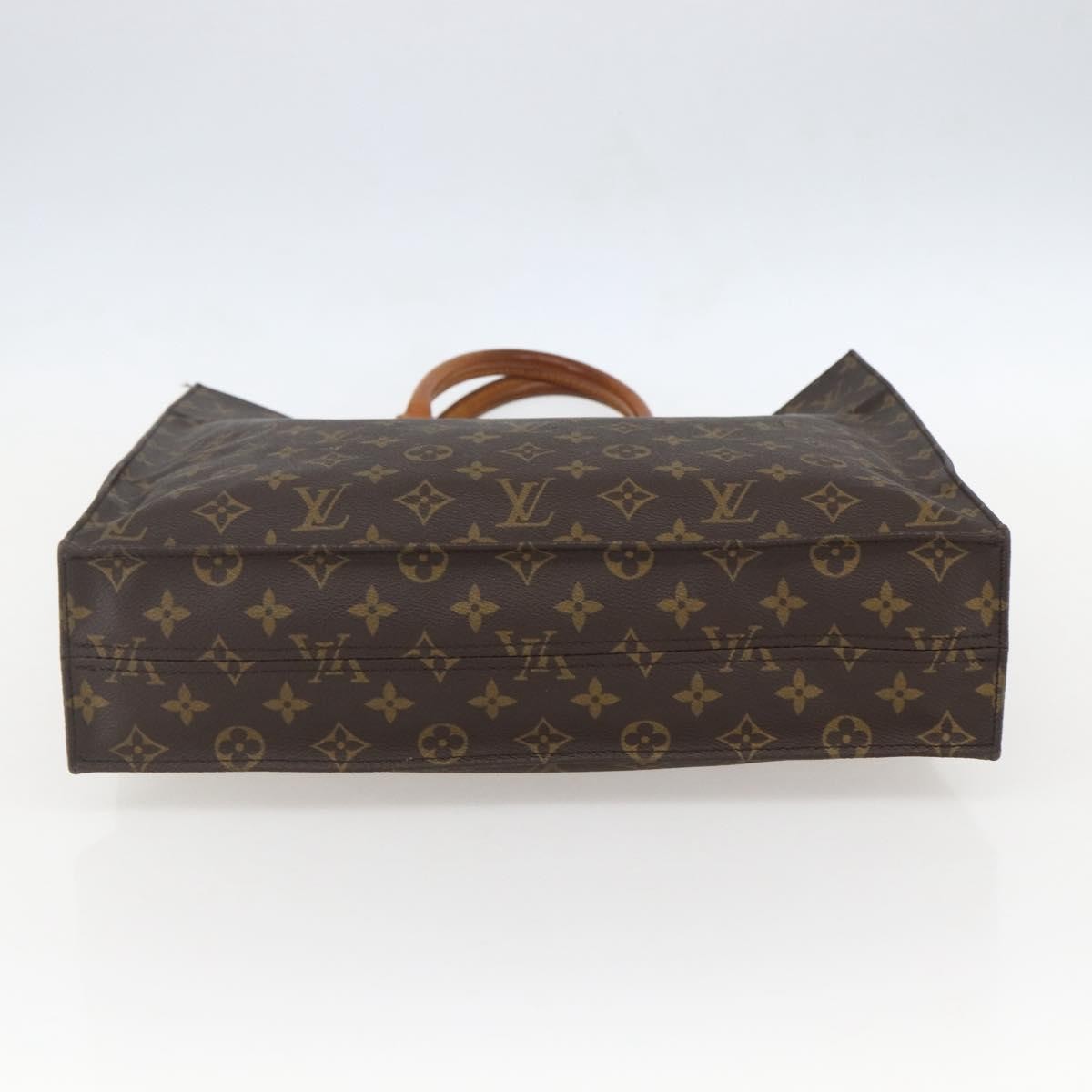 Louis Vuitton Vintage Sac Plat Bag Monogram Canvas, BROWN, CANVAS, Tote bag