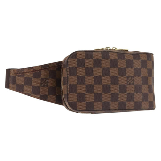 Louis Vuitton Geronimos Waist Bag Damier, BROWN, CANVAS, Shoulder bag