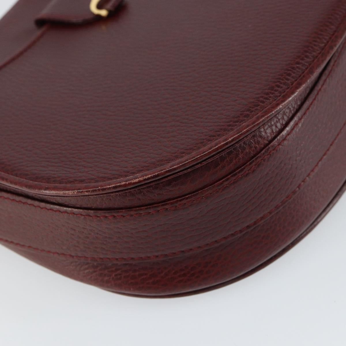 cartier Must de Cartier Shoulder Bag Leather, BURGUNDY, LEATHER, Shoulder bag